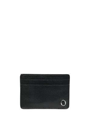 Orciani logo-plaque cardholder - Black