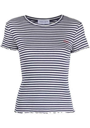 Maison Labiche striped organic cotton T-shirt - Blue