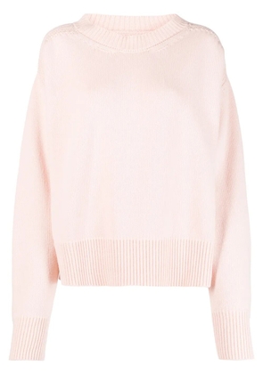 SA SU PHI cut-out detail cashmere jumper - Pink
