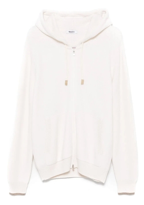 ERALDO ribbed-knit hoodie - Neutrals