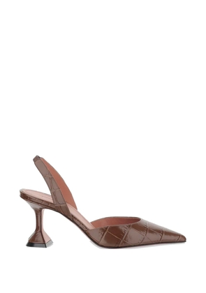 Amina Muaddi Holli Sling pumps - Brown