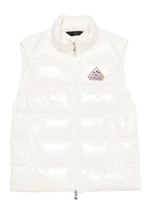 Pyrenex logo-patch gilet - White