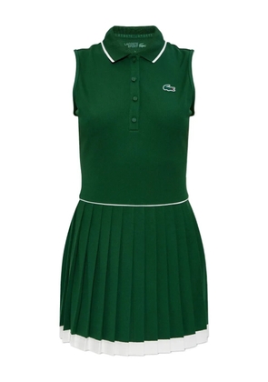 Lacoste pleated mini dress - Green