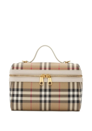 Burberry Check vanity bag​ - Neutrals
