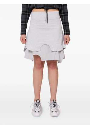 Gina Corrieri layered -T-skirts mini skirt - Grey