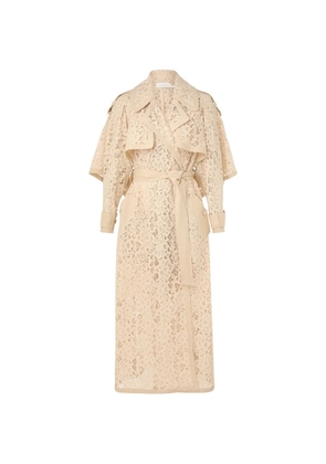 ZIMMERMANN laced belted dress - Neutrals