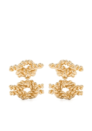 TOTEME Rope knot earrings - Gold
