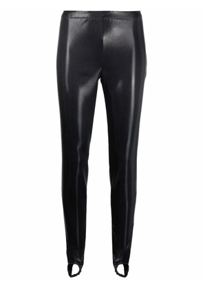 DSQUARED2 faux leather stirrup leggings - Black