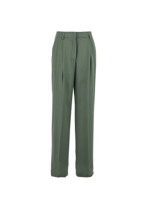 Semicouture pleated tailored trousers - Green