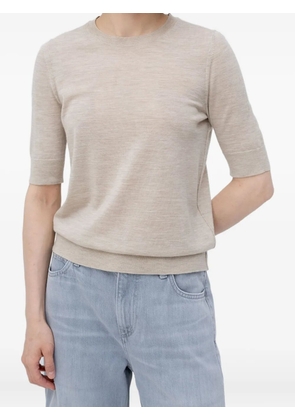 BOSS short-sleeve sweater - Neutrals