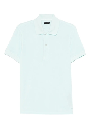 TOM FORD button polo shirt - Blue