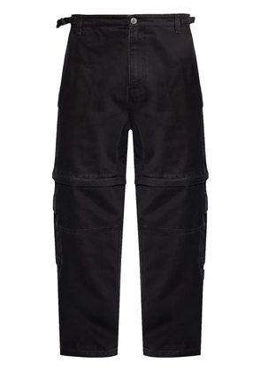 VETEMENTS shorts-convertible jeans - Black