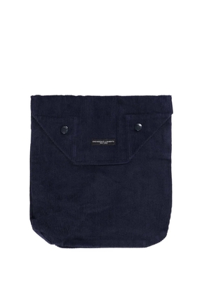 Engineered Garments corduroy shoulder bag - Blue