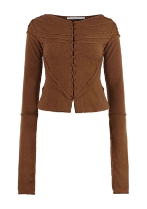 Talia Byre knitted cardigan - Brown