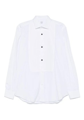 Mazzarelli smocking shirt - White