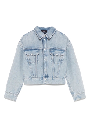 WARDROBE.NYC cropped denim jacket - Blue