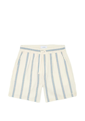 Les Deux Lawson striped cotton swim shorts - Neutrals