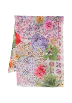 Faliero Sarti floral scarf - Neutrals