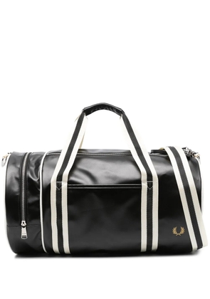 Fred Perry logo-print holdall bag - Black