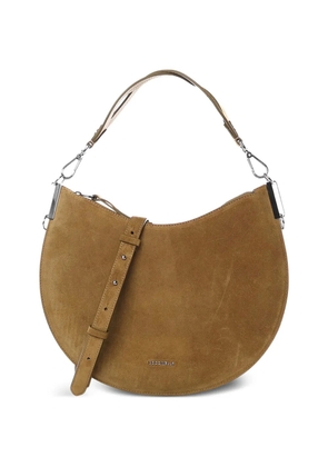 Coccinelle shoulder zip tote bag - Brown