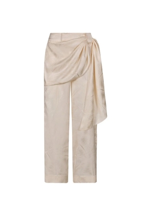 Johanna Ortiz Calma jacquard straight trousers - Neutrals