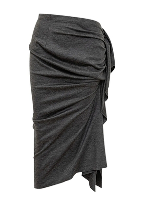 Fabiana Filippi Gonne ruffled skirt - Grey