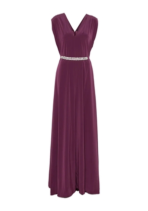 STEPHANE ROLLAND crystal-embellished gown - Purple