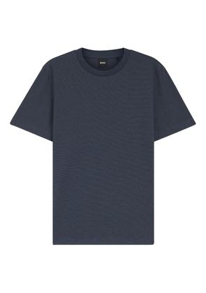 BOSS textured T-shirt - Blue