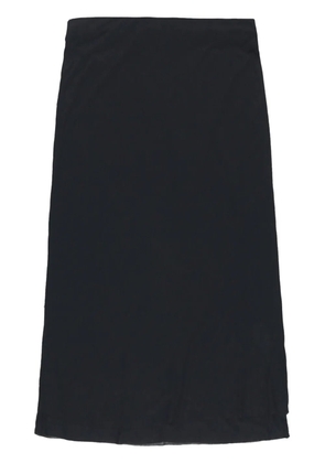 KHAITE Leema midi skirt - Black