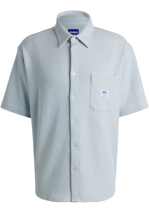 HUGO ribbed shirt - Blue