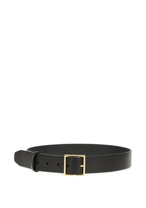 Gabriela Hearst Adler square-buckle leather belt - Black