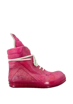 Rick Owens DRKSHDW Geobasket 'Hot Pink' sneakers
