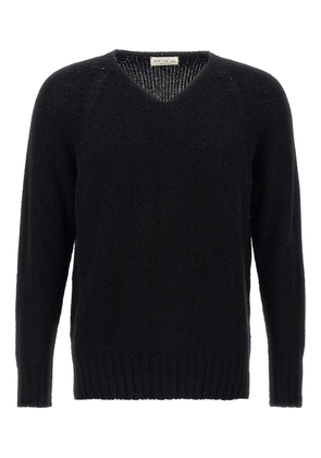 Ma'ry'ya V-neck bouclé sweater - Black