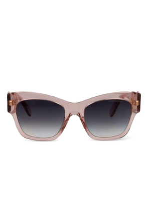 Marc Jacobs Eyewear 762 logo-plaque sunglasses - Neutrals