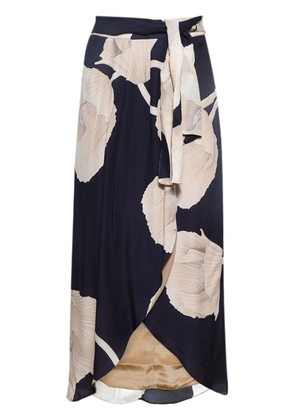 Johanna Ortiz Naturalism wrap skirt - Blue