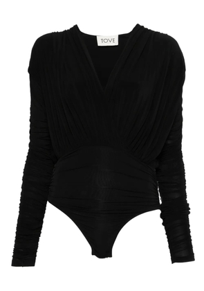 TOVE V-neck bodysuit - Black