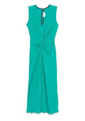 Victoria Beckham sleeveless gathered midi dress - Green