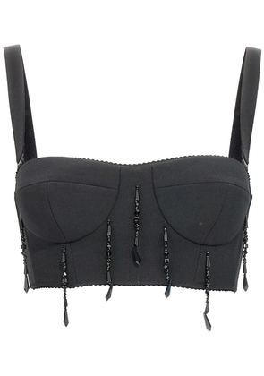 1913 DRESSCODE beaded bustier - Black