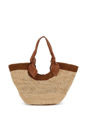 Hereu ramie tote bag - Neutrals