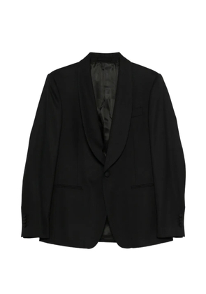 Lardini shawl-collar single-breasted jacket - Black