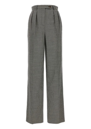 Rochas houndstooth trousers - Black