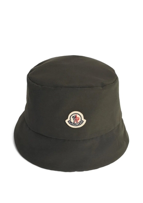Moncler quilted reversible bucket hat - Green