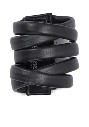 La-Rose leather bracelet - Black