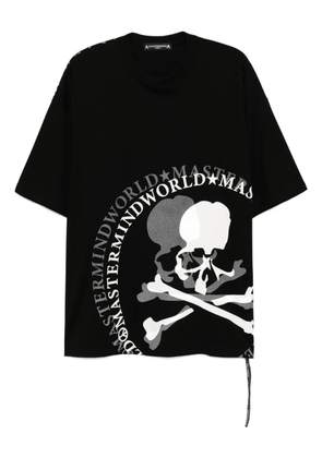 Mastermind World logo-print T-shirt - Black