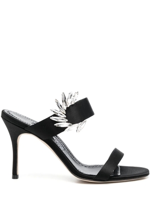 Manolo Blahnik 100mm Chivela sandals - Black