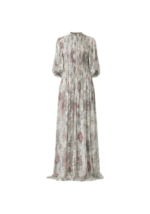 Ermanno Scervino floral-print maxi dress - Neutrals