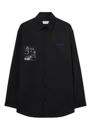 Off-White Faded Painting shirt - Black