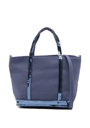 Vanessa Bruno XS Cabas sequin-embellished tote bag - Blue