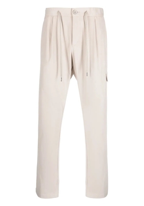 Herno drawstring straight-leg trousers - Neutrals