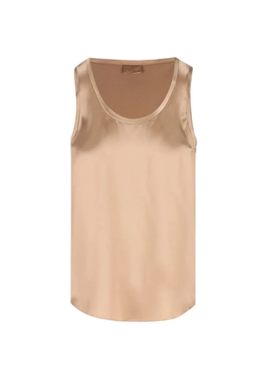 Brunello Cucinelli scoop-neck tank top - Neutrals